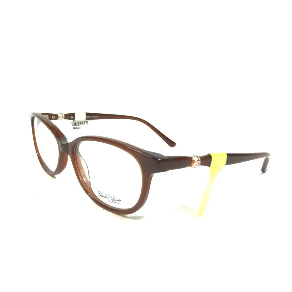 Roberto Steffani RS 149 COL 10 Eyeglasses Frames Brown Round Full Rim 54-16-135